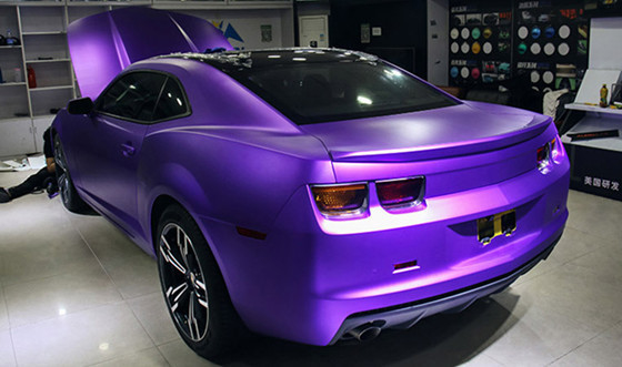 Matowy metaliczny Deep Sea Blue Car Wrap Film Wilgoć - dowód grubości 4,8 MIL