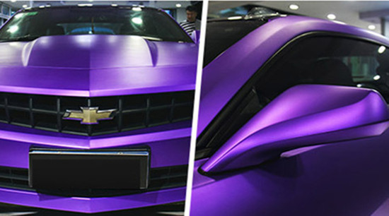 Matowy metaliczny Deep Sea Blue Car Wrap Film Wilgoć - dowód grubości 4,8 MIL