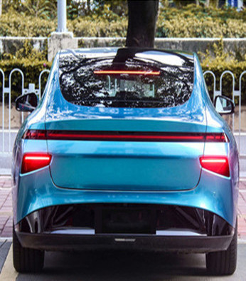 Swipeable Air Release PET Gloss Car Vinyl Wrap Metallic Coastal Blue