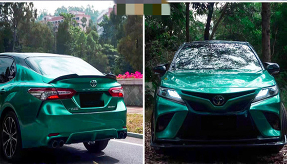 Powłoka metaliczny szmaragdowy połysk samochodowy Vinyl Wrap z ochroną przed zarysowaniami