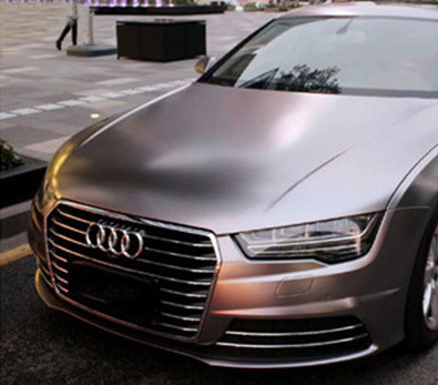140gsm matowy samochód Vinyl Wrap Electro Optical Metal Battle Grey Car Wrap Film