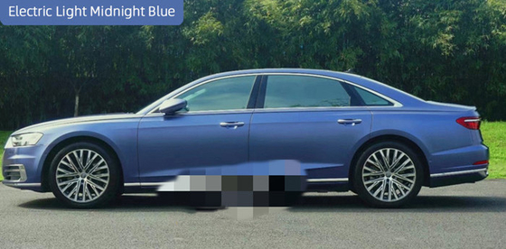 Bez pęcherzyków Matte Midnight Blue Car Wrap Film Odporny na wodę w wysokiej temperaturze