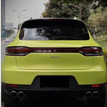 PET Swipeable 60µM Light Bud Green Car Vinyl Wrap Przezroczysty usuwalny klej akrylowy