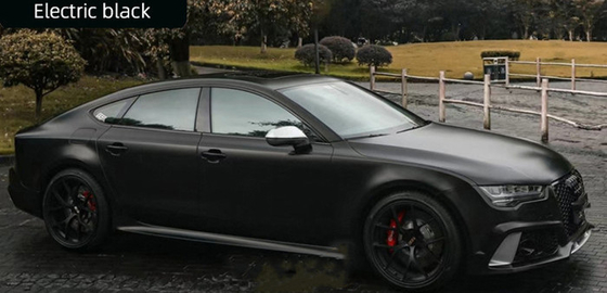 4.8MIL Czarny samochód Vinyl Wrap Air Release And Heat Fuse Technologies Electric