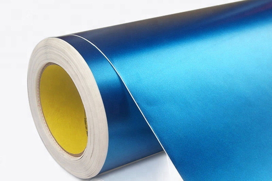 Crystal Matte Metallic Blue Vinyl Wrap Roll Przesuwany Odporny na zarysowania