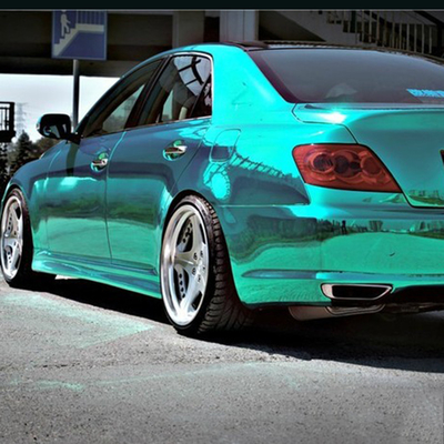 Lustrzany efekt przesuwny Tiffany Blue Chrome Wrap Film 140gsm dla pojazdów