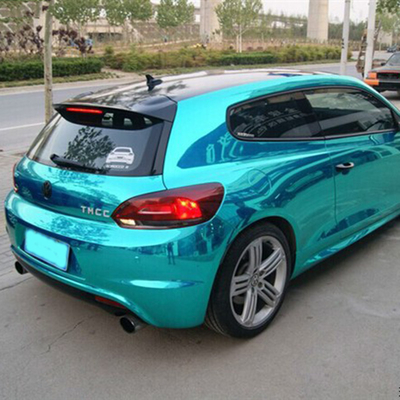 Lustrzany efekt przesuwny Tiffany Blue Chrome Wrap Film 140gsm dla pojazdów