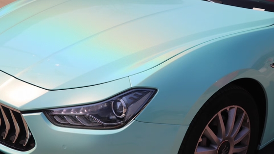50in Gloss Tiffany Blue Vinyl Wrap Film Cienki samochód Vinyl Film odporny na wilgoć