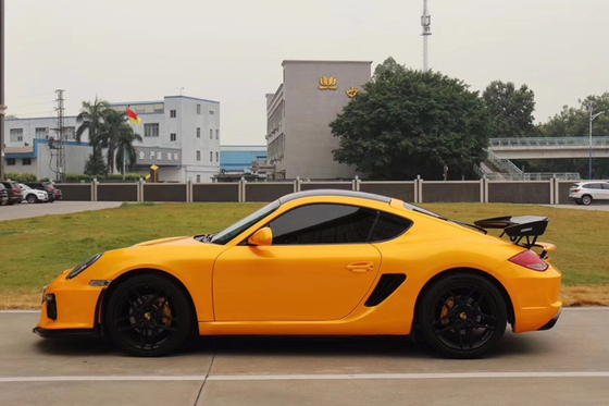 Air Release Gloss Yellow Metallic Car Wrap Film Przesuwany Anti UV
