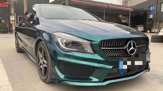 Samochodowy połysk Royal Dark Green Vinyl Wrap Odporna na zarysowania folia samochodowa 140gsm