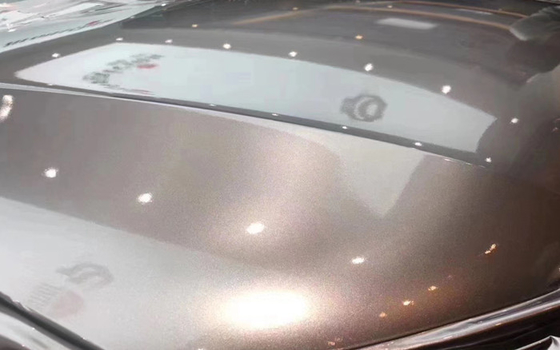 Battle Ash Grey metaliczny cienki błyszczący samochód Vinyl Wrap odporny na wilgoć