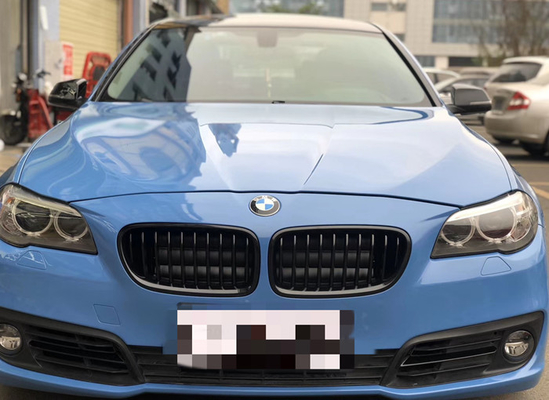 Gładka powierzchnia o wysokim połysku Car Wrap Oklejanie pojazdów Abu Dhabi Blue