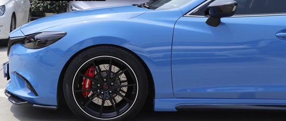 Gładka powierzchnia o wysokim połysku Car Wrap Oklejanie pojazdów Abu Dhabi Blue