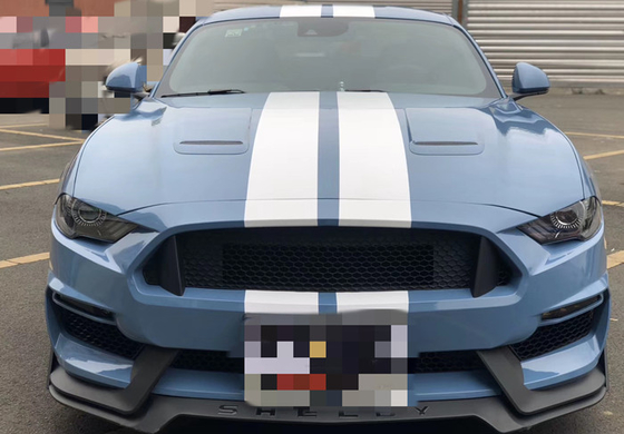 Proszek Porcelain Blue High Gloss Car Wrap Odporny na zabrudzenia wielofunkcyjny
