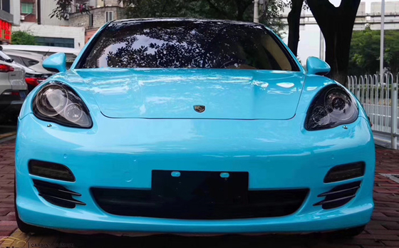 Miami Blue Ultra High Gloss Car Wrap bez zmarszczek dla ciężarówek