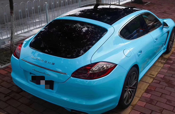 Miami Blue Ultra High Gloss Car Wrap bez zmarszczek dla ciężarówek