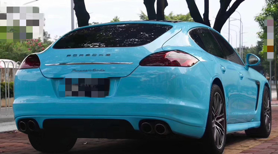 Miami Blue Ultra High Gloss Car Wrap bez zmarszczek dla ciężarówek