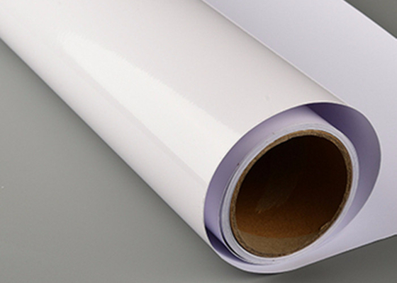 140gsm Gloss White Digital Print Films Zdejmowana samoprzylepna rolka winylowa do druku