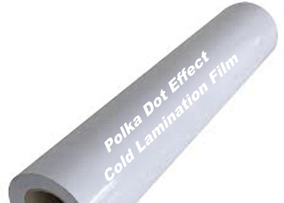 Efekt Polka Dot Cold Clear Samoprzylepna folia do laminowania odporna na ścieranie
