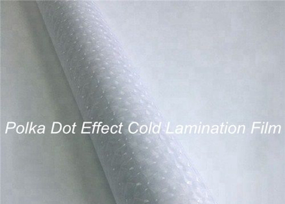 Efekt Polka Dot Cold Clear Samoprzylepna folia do laminowania odporna na ścieranie