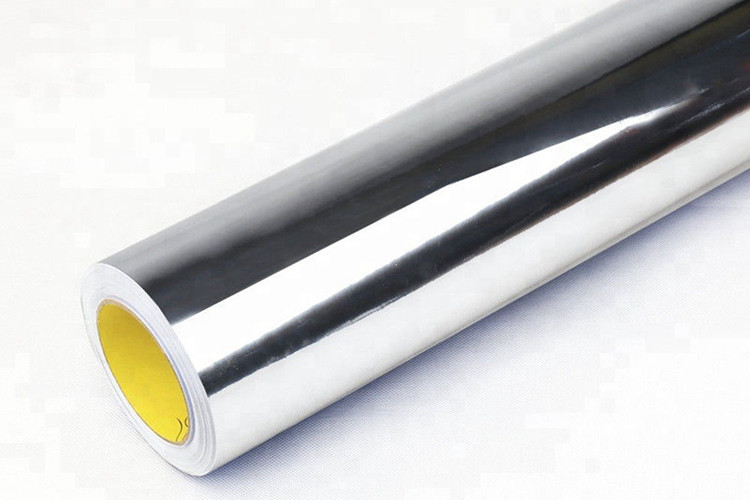 140gsm Mirror Chrome Silver Vinyl Car Wrap Air Release odporna na ciepło folia winylowa
