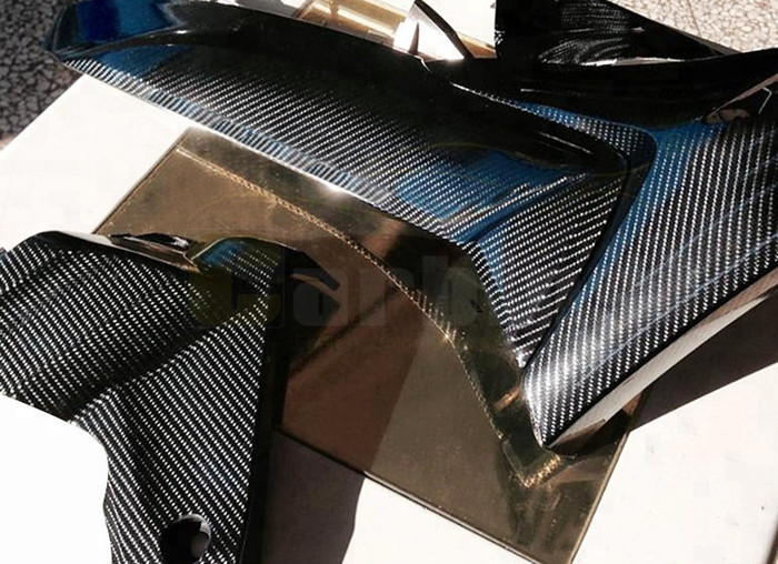 Wnętrze Zewnętrzne czarne 6D Carbon Fibre Car Vinyl Wrap Roll Air Release